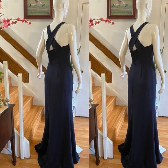 BHLDN KLARA  IN NAVY CREPE - Picture 4 of 5